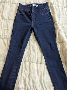 Old Navy Women's Dark Indigo Skinny Jeans Jeggings Size 8 Short